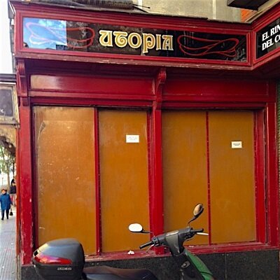 Utopia empty shop Madrid cropped
