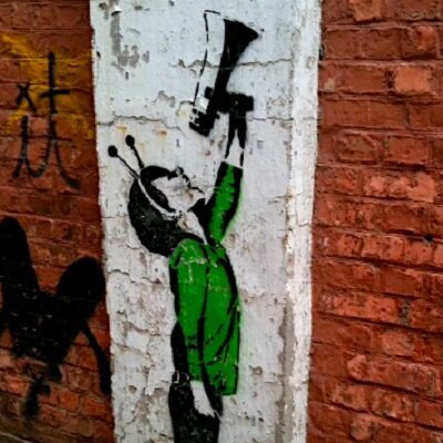 megaphone grafitti cropped